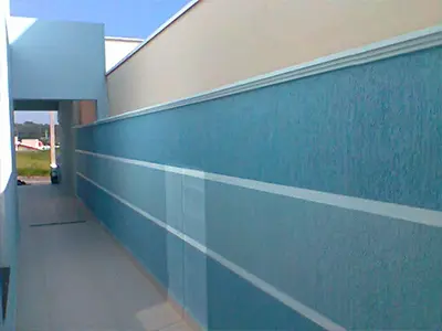 foto ilustrativa Gesso, textura e grafiato